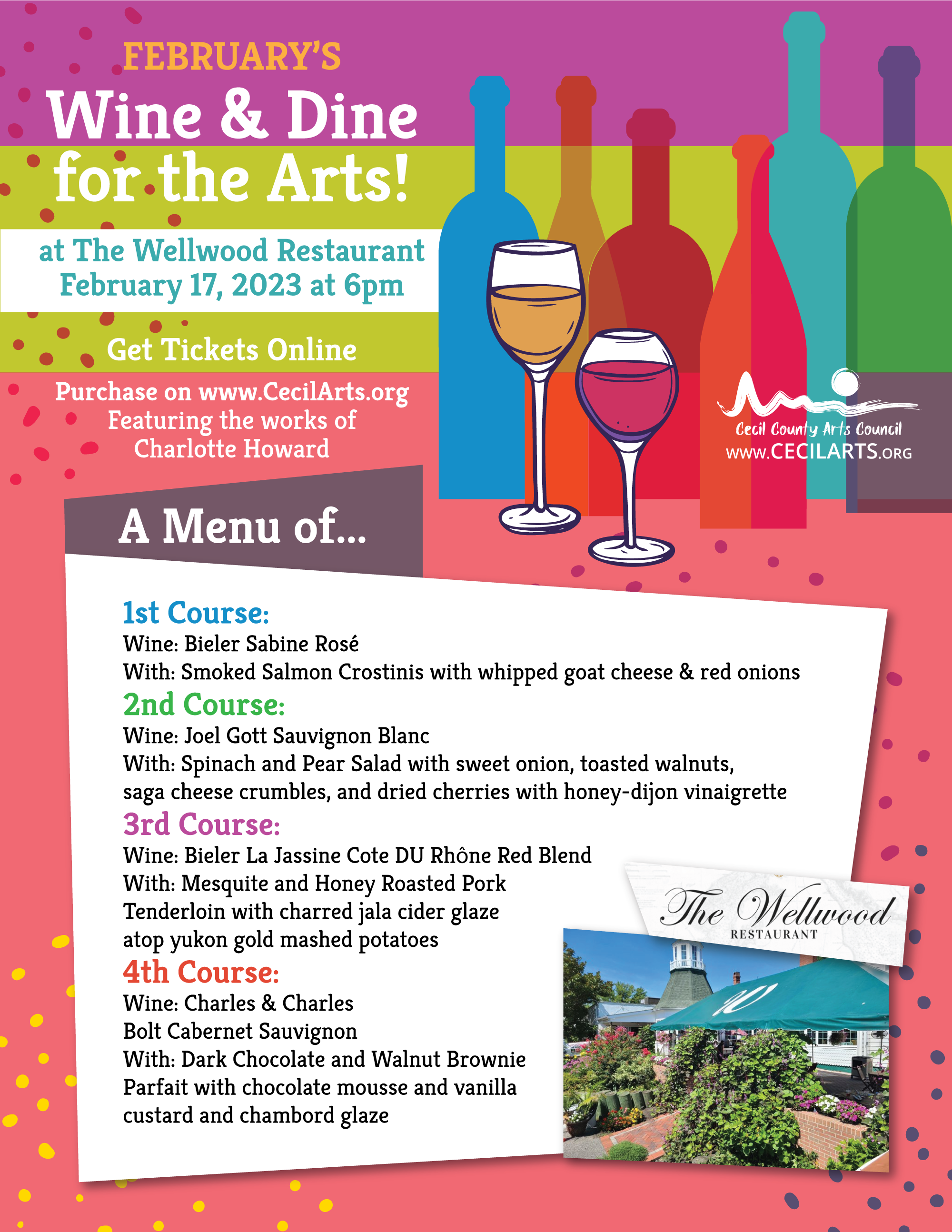 February's Wine & Dine for the Arts