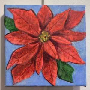 Poinsettia - 6x6 Fundraiser - Cecil County Arts Council
