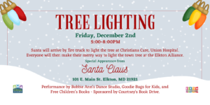 Elkton Tree Lighting 2022 - Cecil County Arts Council