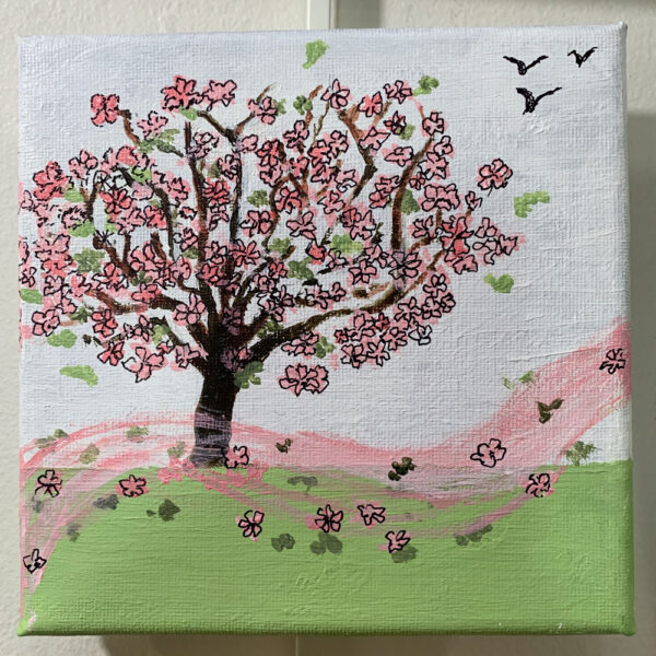Cherry Blossom - 6x6 Fundraiser - Cecil County Arts Council