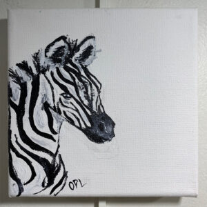 Zebra 1 - 6x6 Fundraiser - Cecil County Arts Council