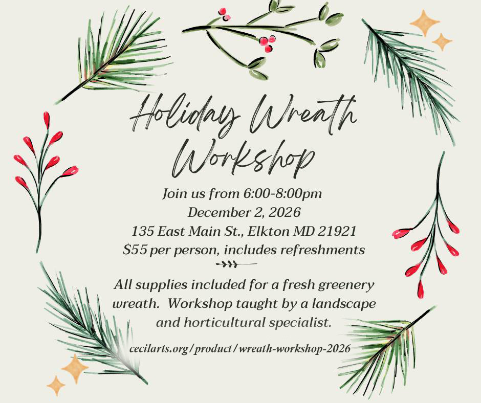 Live Wreath Making Class Ticket